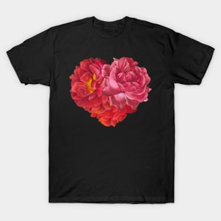 Love Roses Heart T-Shirt